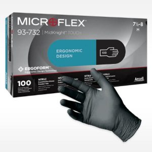 Gants en nitrile Microflex Midknigh TOUCH